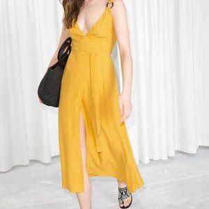 & Other Story Yellow Maxi Dress